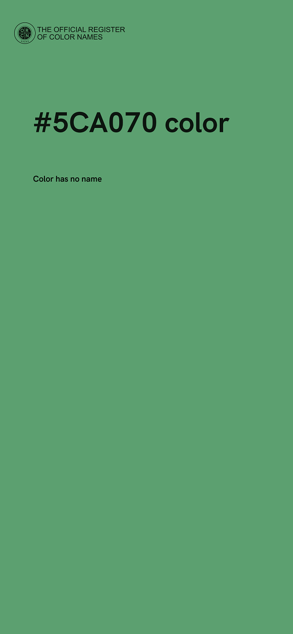 #5CA070 color image