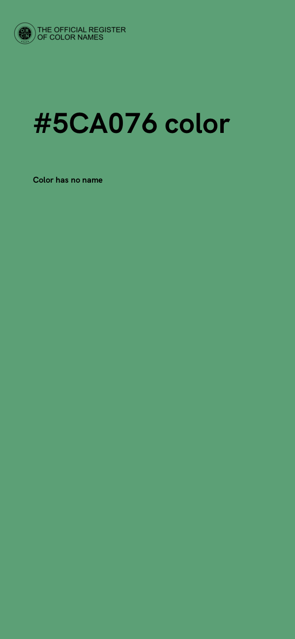 #5CA076 color image
