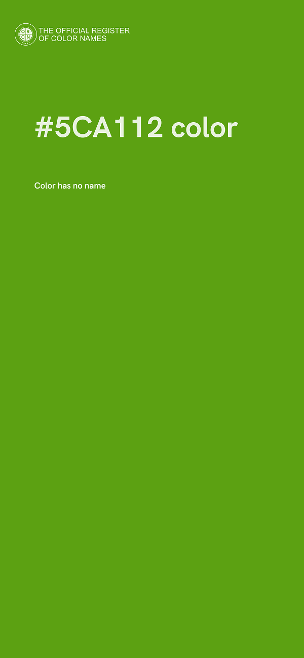 #5CA112 color image