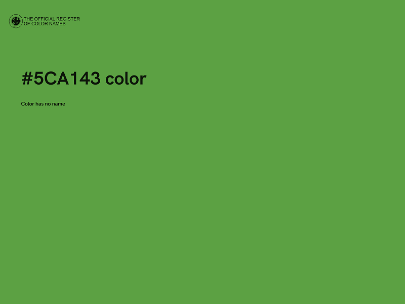 #5CA143 color image