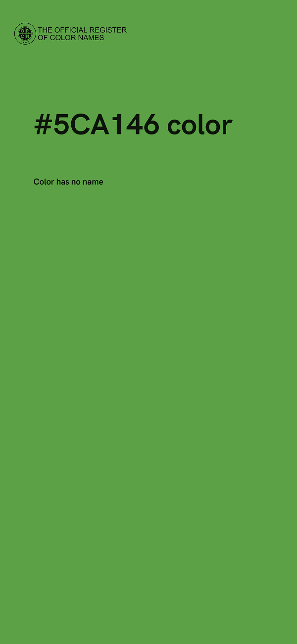 #5CA146 color image