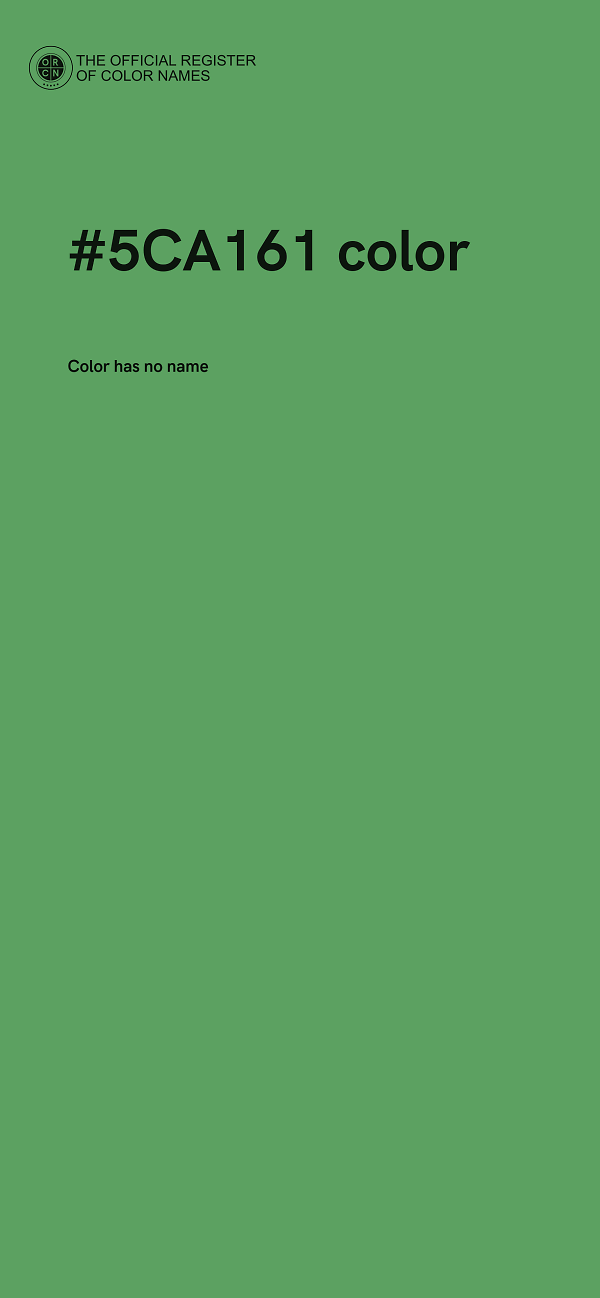 #5CA161 color image
