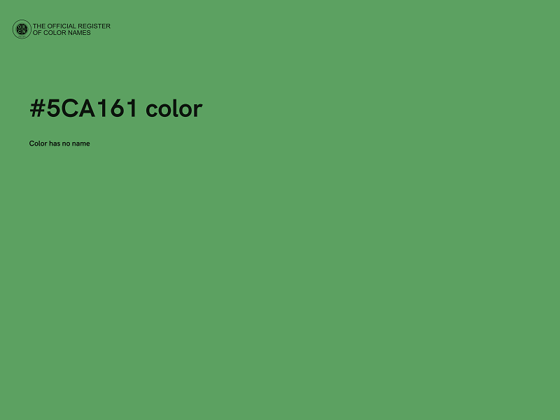 #5CA161 color image