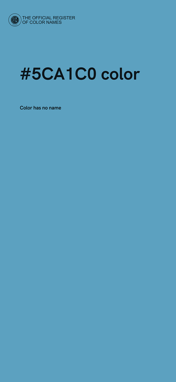 #5CA1C0 color image