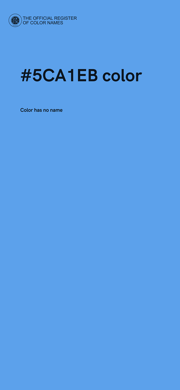 #5CA1EB color image