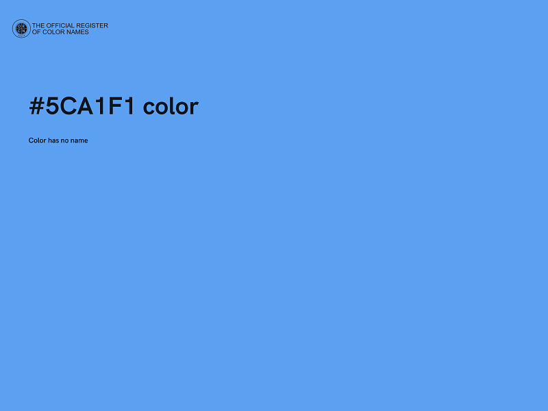 #5CA1F1 color image