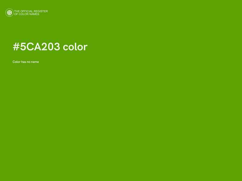 #5CA203 color image