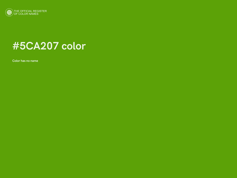 #5CA207 color image