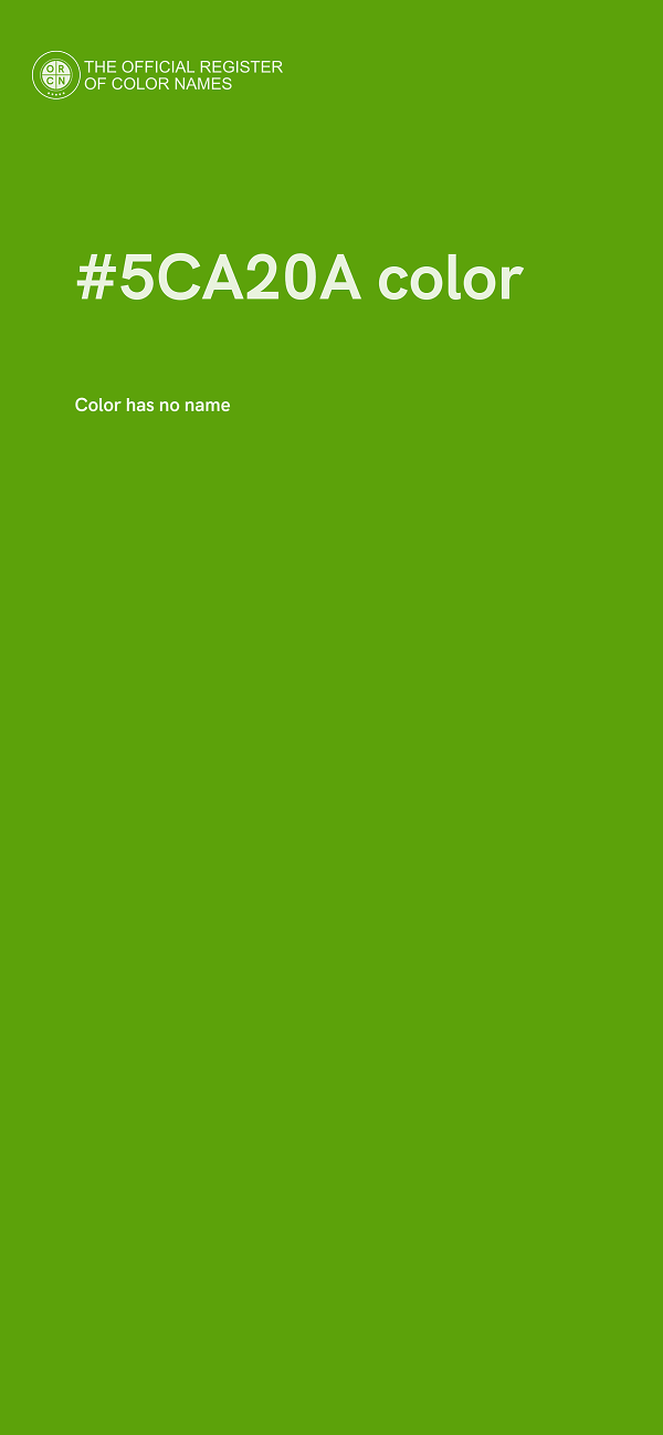 #5CA20A color image