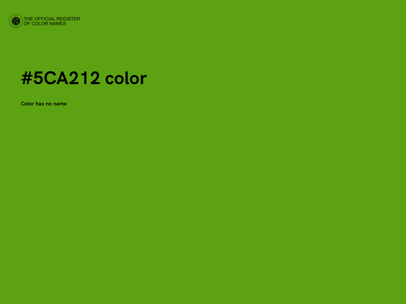 #5CA212 color image