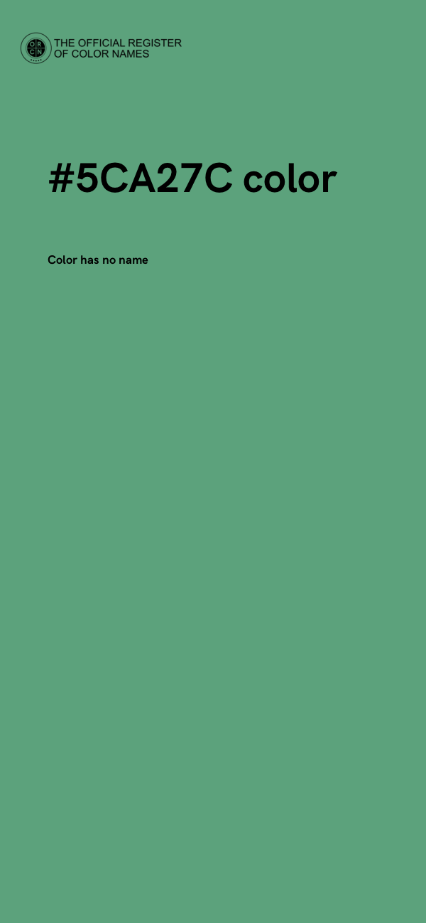#5CA27C color image