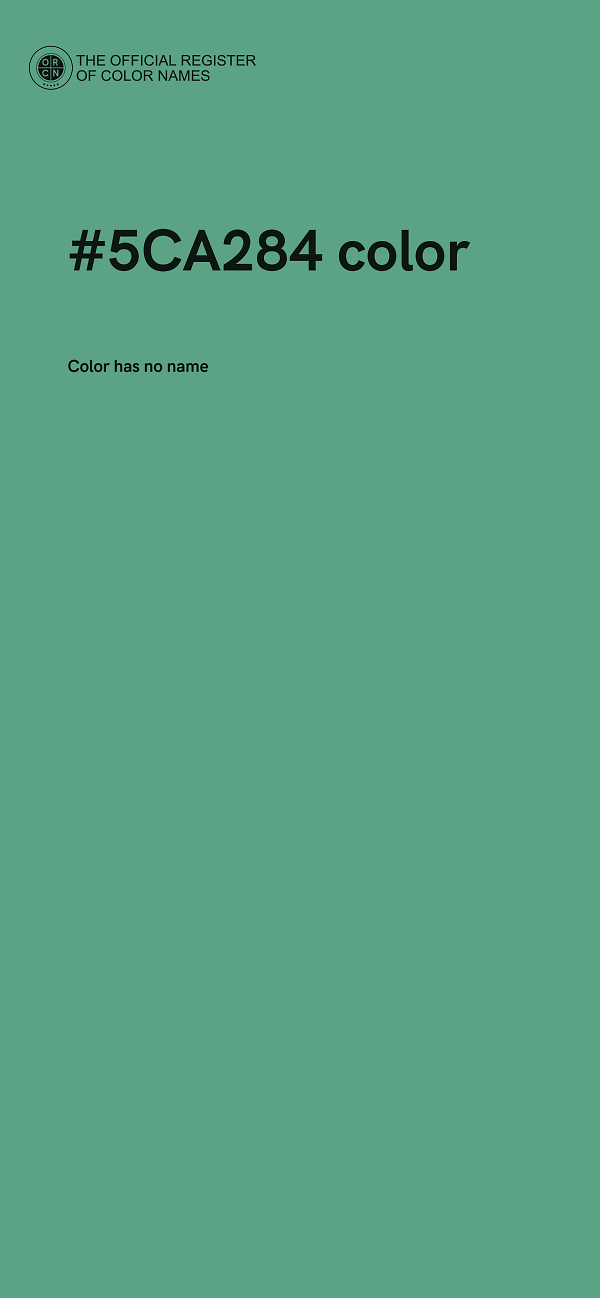 #5CA284 color image