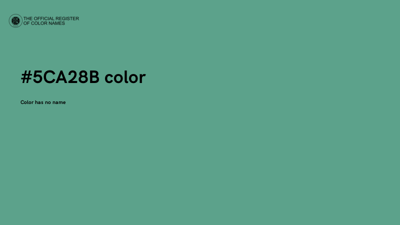 #5CA28B color image