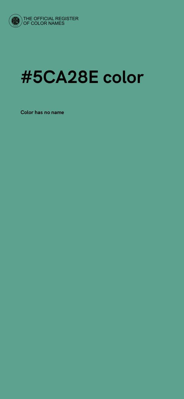 #5CA28E color image