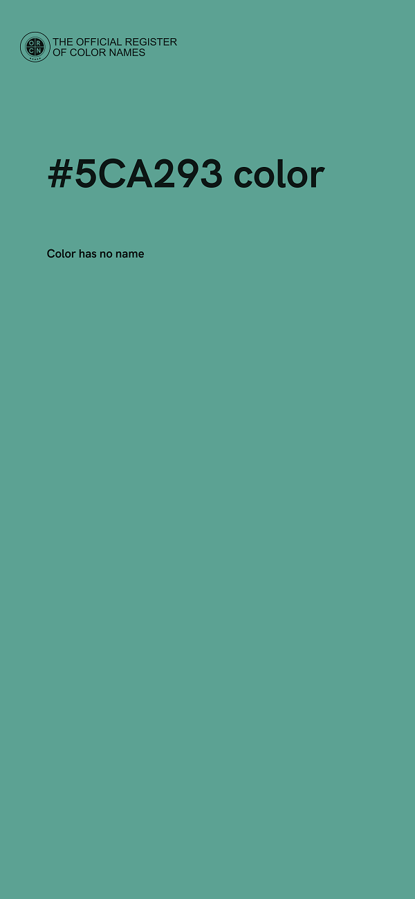 #5CA293 color image