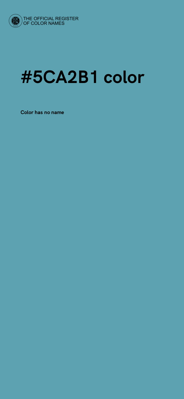 #5CA2B1 color image