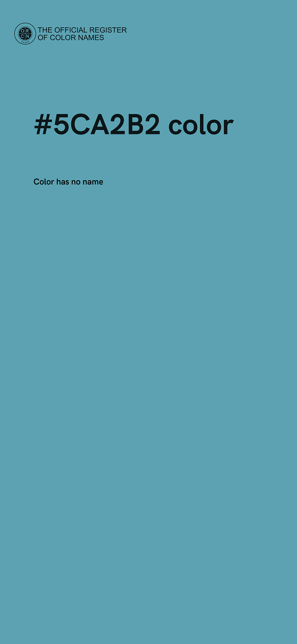 #5CA2B2 color image