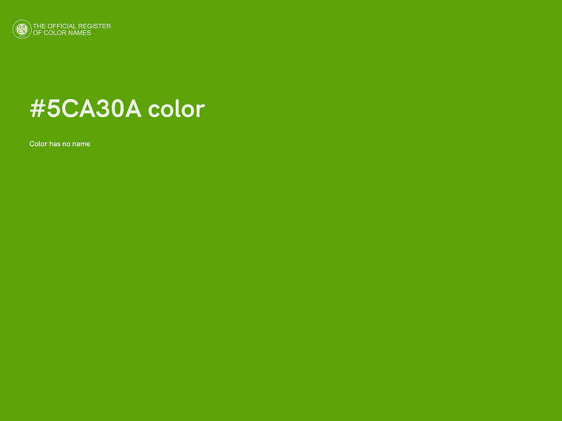 #5CA30A color image