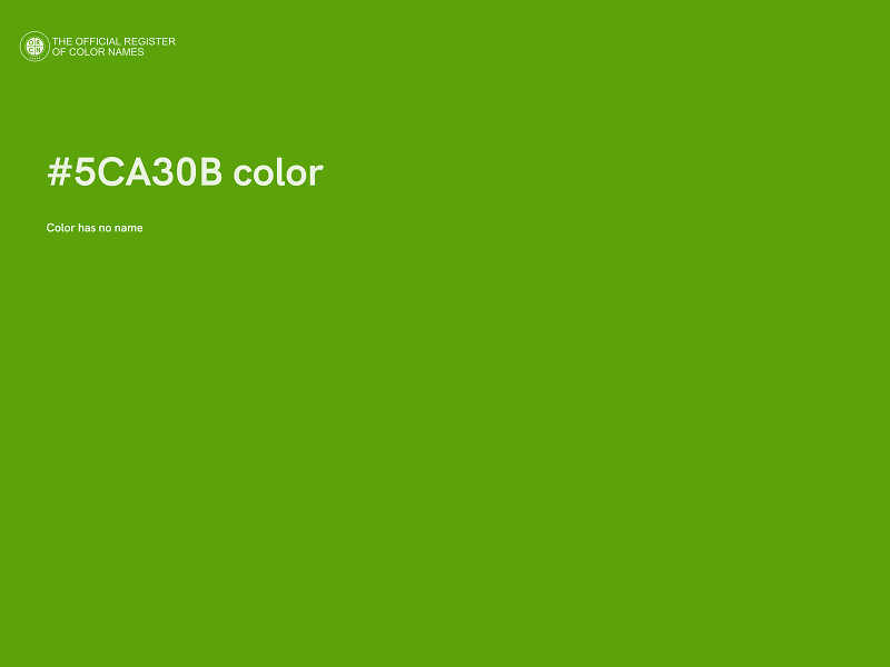 #5CA30B color image