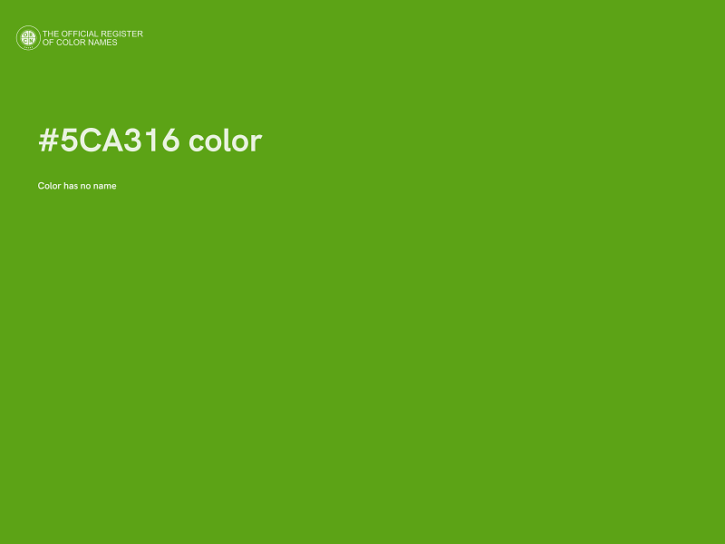 #5CA316 color image