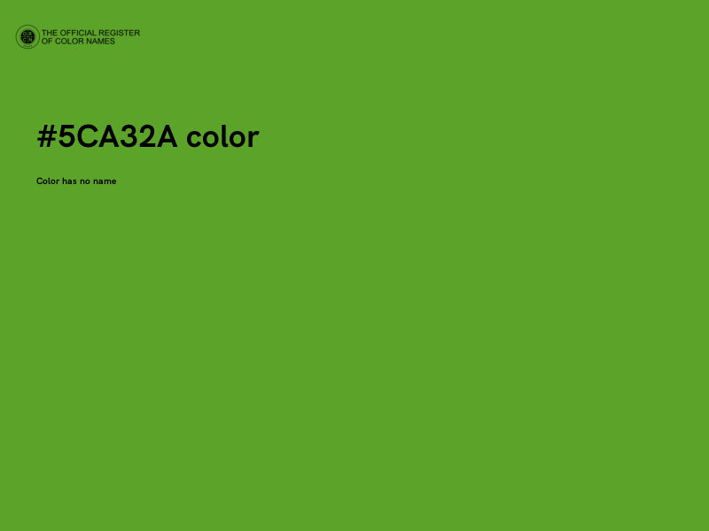 #5CA32A color image