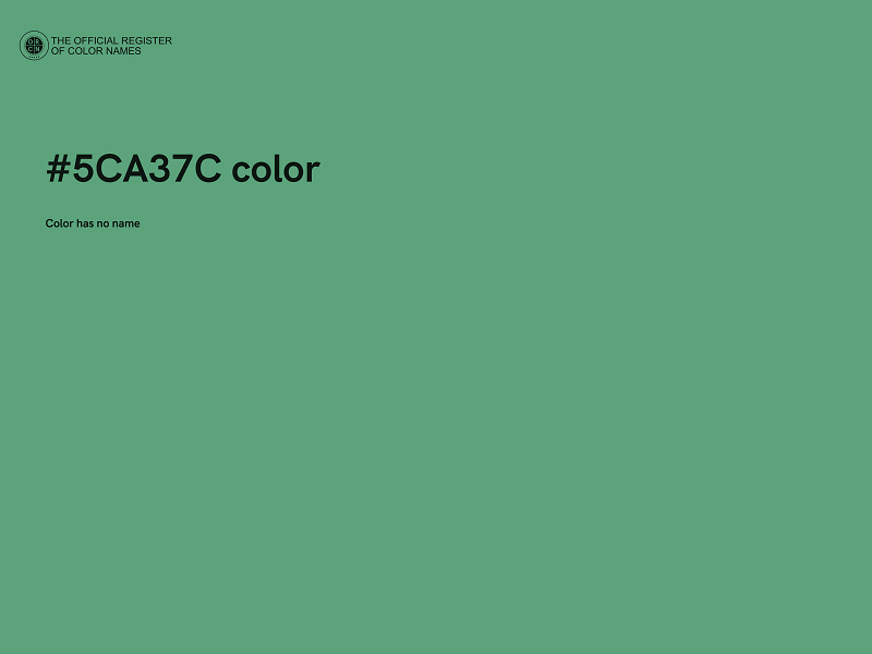 #5CA37C color image