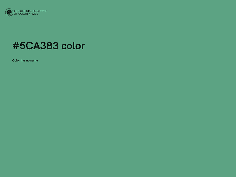 #5CA383 color image