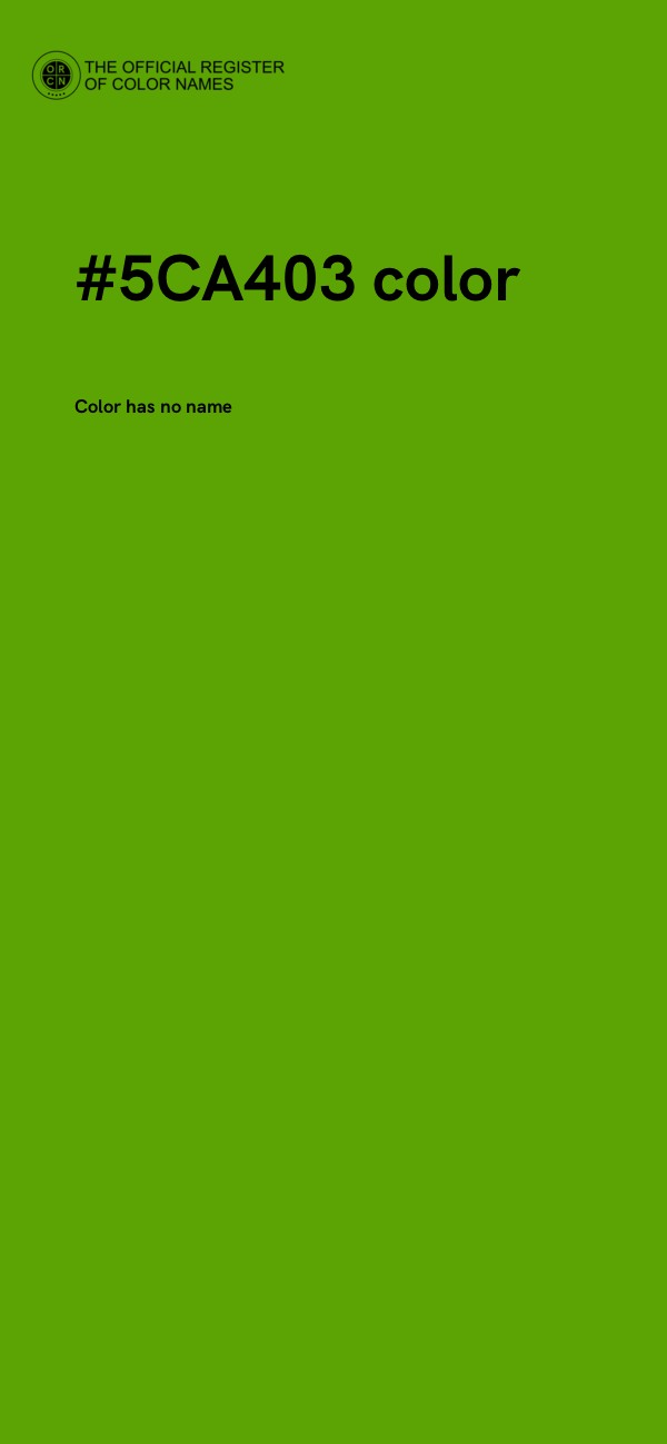 #5CA403 color image