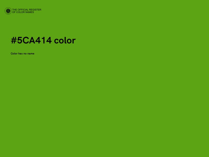 #5CA414 color image