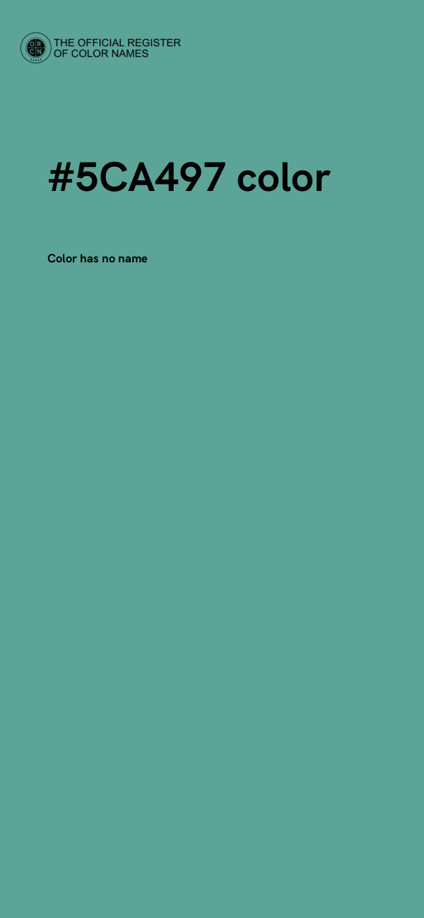#5CA497 color image