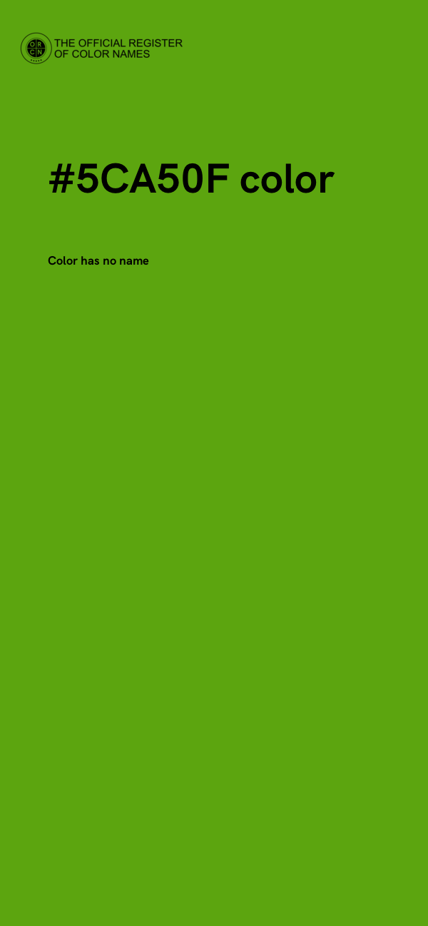 #5CA50F color image