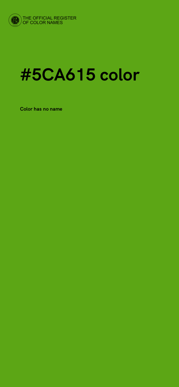 #5CA615 color image
