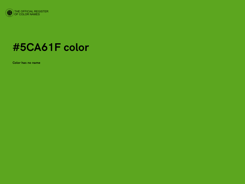 #5CA61F color image