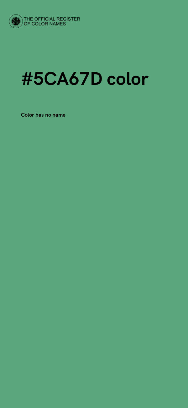 #5CA67D color image