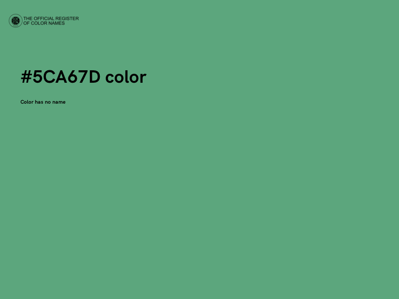 #5CA67D color image