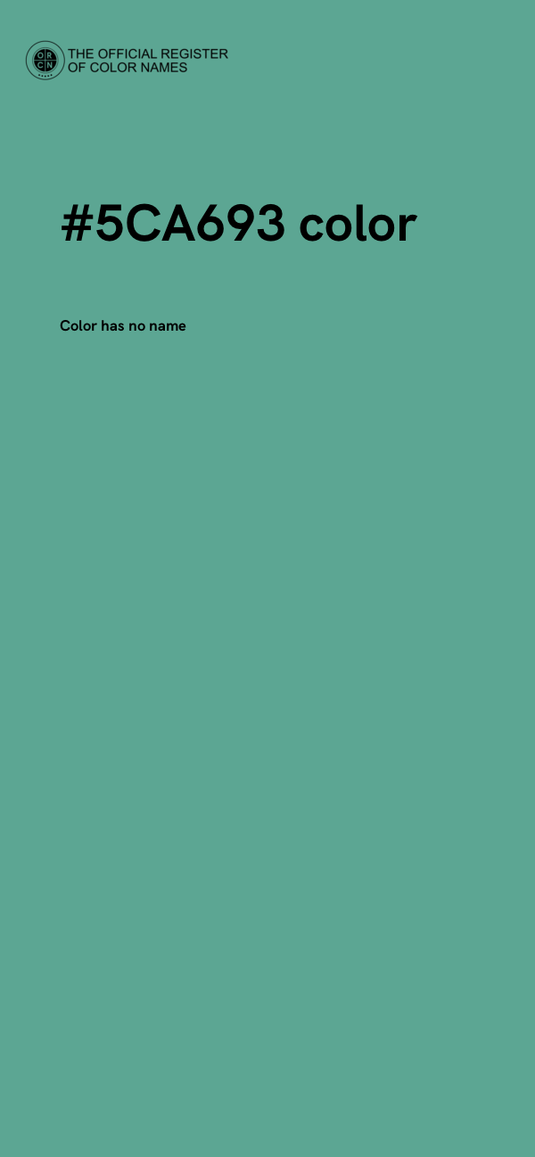#5CA693 color image