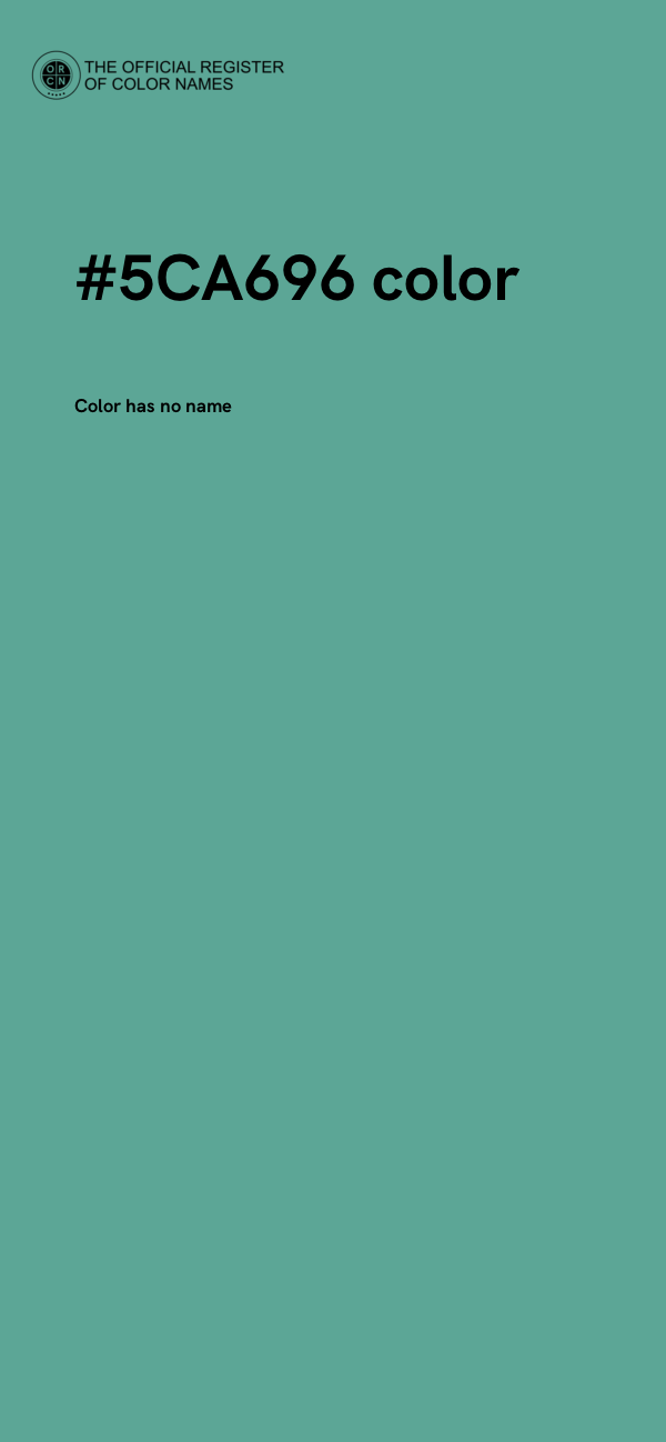 #5CA696 color image