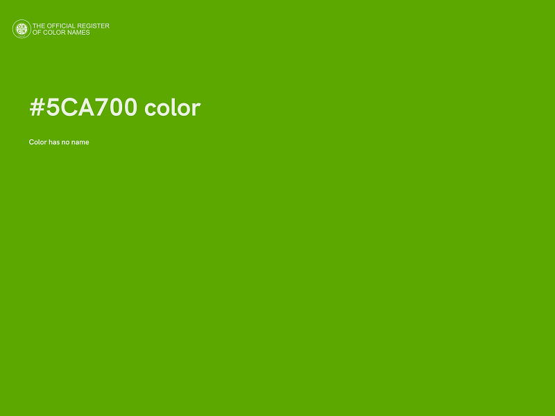 #5CA700 color image