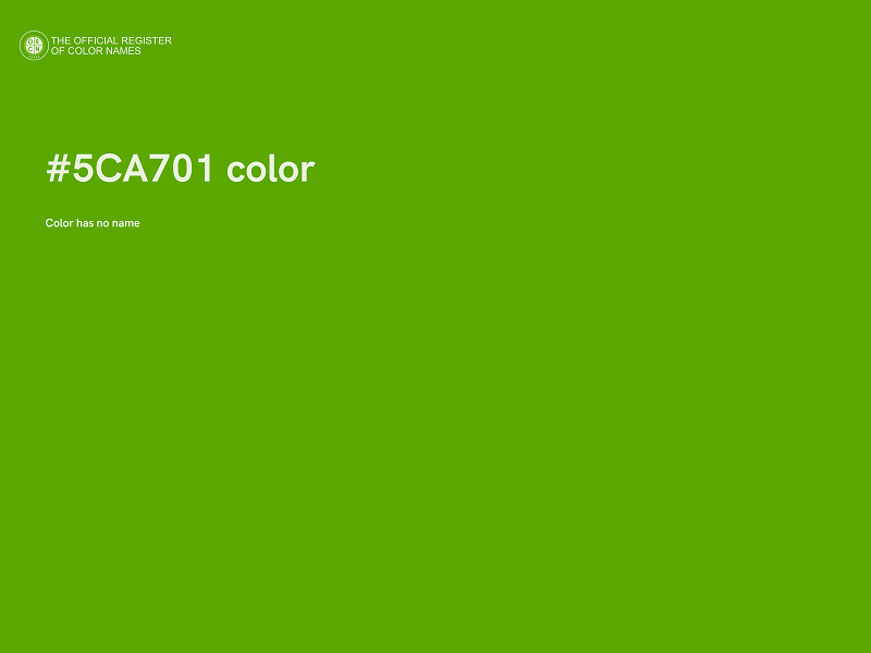 #5CA701 color image