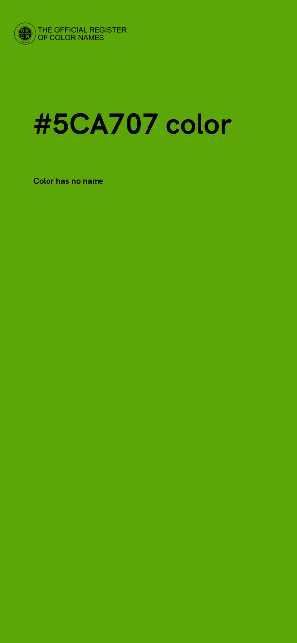 #5CA707 color image