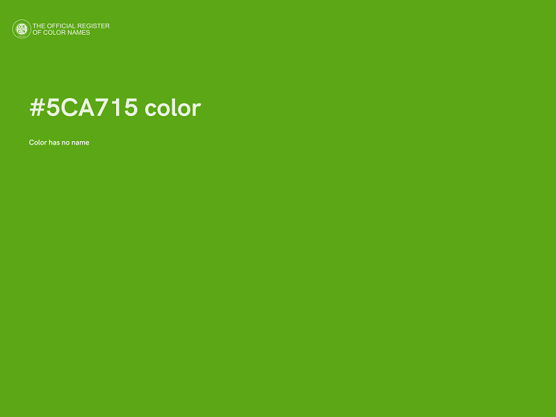 #5CA715 color image