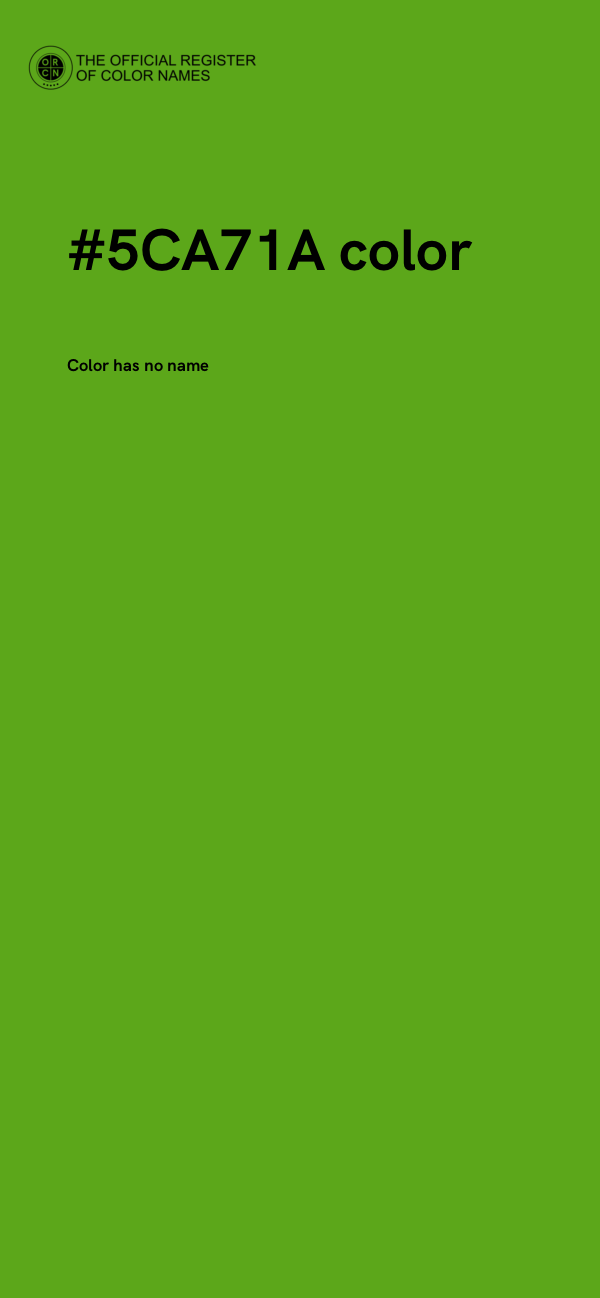 #5CA71A color image