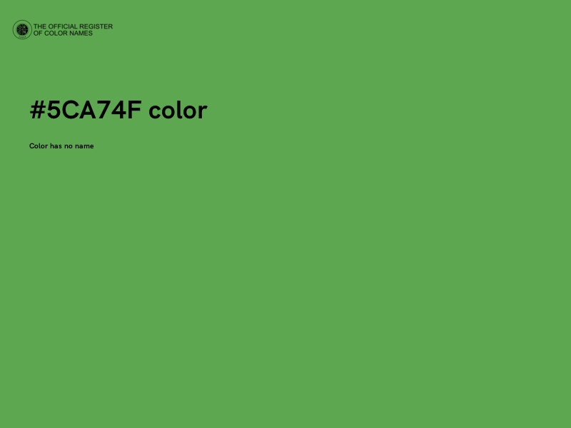 #5CA74F color image