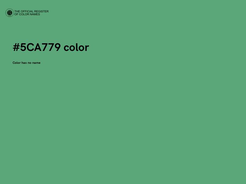 #5CA779 color image