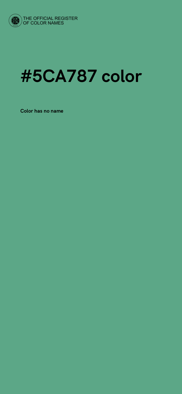 #5CA787 color image