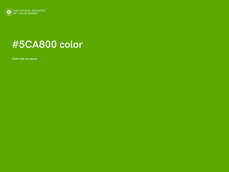 #5CA800 color image