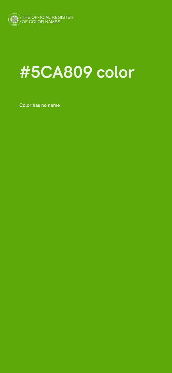#5CA809 color image