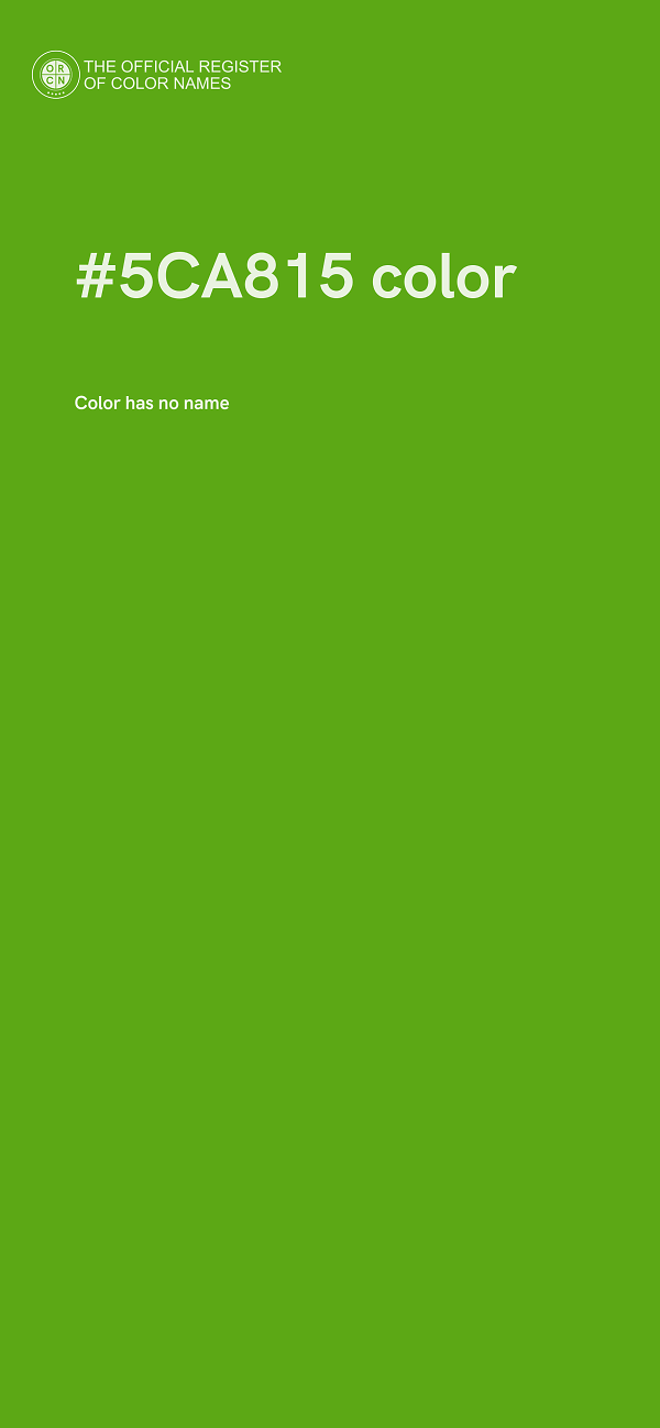 #5CA815 color image