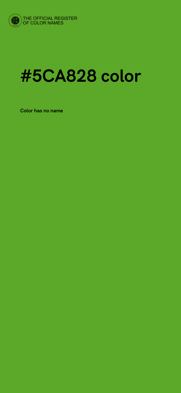 #5CA828 color image