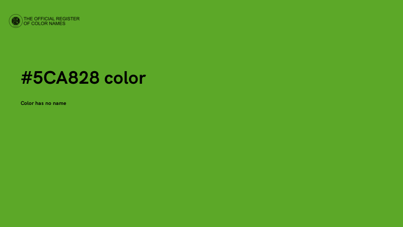 #5CA828 color image